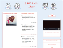 Tablet Screenshot of dovimaparis.com